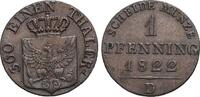 Brandenburg-Preussen CU-Pfennig Friedrich Wilhelm III. 1797-1840. -