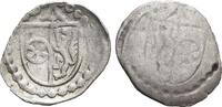 Mainz-Erzbistum Einseitiger Pfennig Albrecht II. von Brandenburg 1514-1545. -