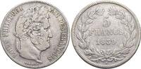 Frankreich 5 Francs Louis Philippe I. 1830-1848. -