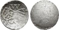 Pfalz-Zweibrücken Einseitiger Pfennig Wolfgang 1532-1569. -