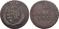 Sachsen-Warschau CU-3 Grosze -