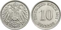Deutsches Reich CU/Ni-10 Pfennig -