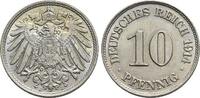 Deutsches Reich CU/Ni-10 Pfennig -