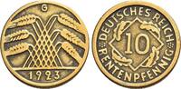 Weimarer Republik CU/Al-10 Rentenpfennig -