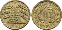 Weimarer Republik CU/Al 10 Reichspfennig -