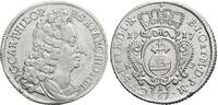 Jülich-Berg 1/6 Taler Karl Philipp von Pfalz-Neuburg 1716-1742. -