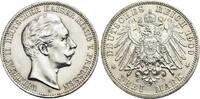 Preußen 3 Mark Wilhelm II. 1888-1918. -