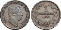 Baden-Durlach CU-Kreuzer Leopold 1830-1852. -