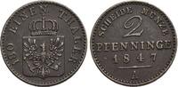 Brandenburg-Preussen CU-2 Pfennig Friedrich Wilhelm IV. 1840-1861. -