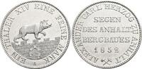 Anhalt-Bernburg Ausbeutetaler Alexander Carl 1834-1863. -