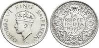 Indien 1/4 Rupie Georg VI. 1936-1952. -