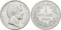 Bayern 1/2 Gulden Ludwig I. 1825-1848. -
