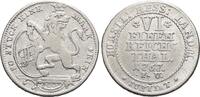 Hessen-Kassel 1/6 Taler Friedrich II. 1760-1785. -