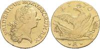 Brandenburg-Preussen Gold-Friedrichsd'or 1770 A Friedrich II. 1740-1786, Münzstätte Berlin. seh