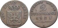 Brandenburg-Preussen CU-2 Pfennig Friedrich Wilhelm III. 1797-1840. -