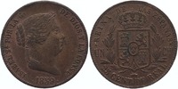 Spain 25 Centimos Isabel II 1833-1868