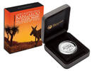 Australien 1 Dollar 2011 $1 Silver Proof Kangaroo High Relief -