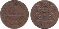 Danzig Stadt 1 Groschen Freie Stadt 1807-1814