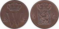 Netherlands ½ Cent Willem III 1849-1890