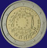 Slovenia 2 Euro 30 Jaar Europese vlag -