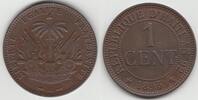 Haiti 1 Cent Republic 1804 - Present -