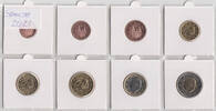 Spanje 3,88 Euro Complete serie 1 cent t/m 2 euro. -