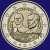 Luxemburg 2 Euro Groothertog Jean Relief variant -