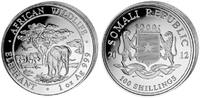 Somalia Republic 100 Shillings Elephant / Elefant -
