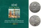 België 10 Euro Noord-Zuid Verbinding Brussel - Variant met 8 Spoorbielzen! -