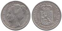 Netherlands ½ Guilder Wilhelmina 1890 - 1948