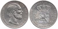 Netherlands 2½ Guilder Willem III 1849 - 1890
