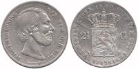 Netherlands 2½ Guilder Willem III 1849 - 1890