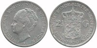 Netherlands 2½ Guilder Wilhelmina 1890 - 1948