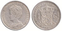 Netherlands 1 Guilder Wilhelmina 1890 - 1948