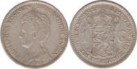Netherlands 1 Guilder Wilhelmina 1890 - 1948