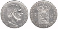 Netherlands 2½ Guilder Willem III 1849 - 1890