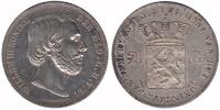 Netherlands 2½ Guilder Willem III 1849 - 1890