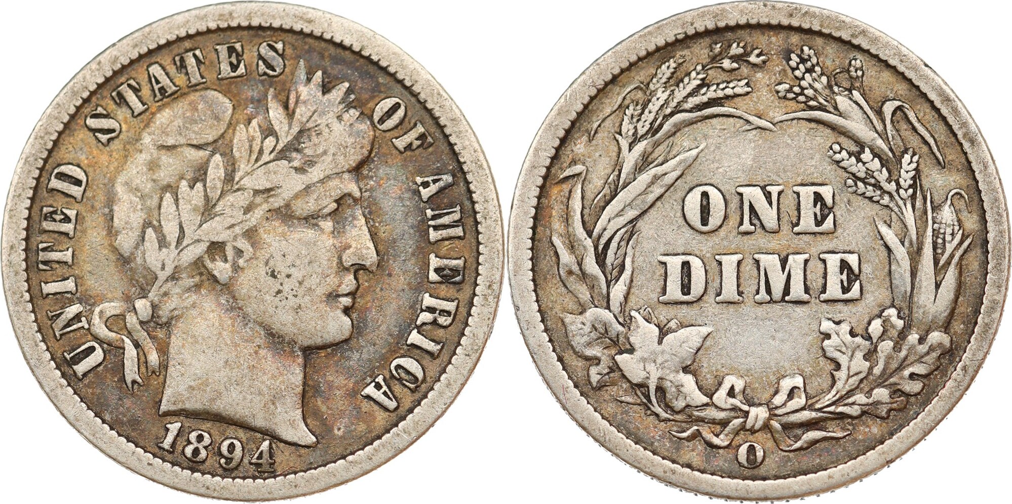 Mynter Dime 1894 O USA VF | MA-Shops