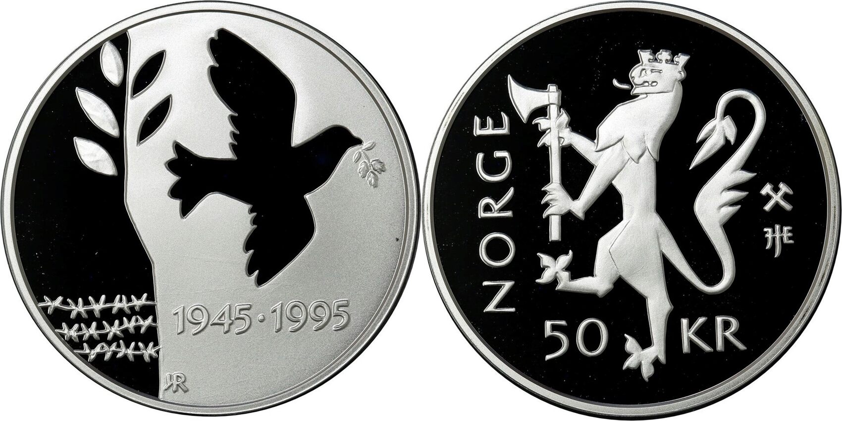Mynter 50 Kroner S lv 1995 Frigj ringen MA Shops mynter-50-kroner-s-lv-1995-frigj-ringen-ma-shops