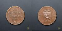 Mynter 1 Skilling R7665 Norge -