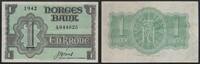 Sedler 1 Krone 1942 A London Kv 1/1+ 127,54 EUR  zzgl. 5,10 EUR Versand