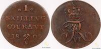Mynter 1 Skilling 1809 Norge Kv 1+/01 85,03 EUR  zzgl. 5,10 EUR Versand