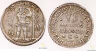 Mynter 6 Mariengroschen 1711 C Brunswick-Wolfenbuttel  Kv VF, scratches  59,52 EUR  zzgl. 5,10 EUR Versand