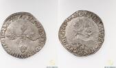 Mynter Demi-Franc France  1592-K Kv VF  340,10 EUR  zzgl. 17,01 EUR Versand