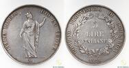 Mynter 5 Lire Italy  1848-M Kv XF, Cleaned  127,54 EUR  zzgl. 5,10 EUR Versand