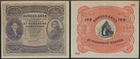 Sedler 100 Kroner 1943 C Kv 1+/01 (XF/AU) 255,08 EUR  zzgl. 17,01 EUR Versand