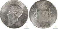 Mynter Philippines Peso 1897 NGC MS62