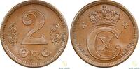 Mynter 2 Øre 1914 Danmark Kv 0 59,52 EUR  zzgl. 5,10 EUR Versand