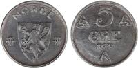 Mynter 5 &Oslash;re 1945 Norge  Jern Kv: 0/01  326,61 EUR  zzgl. 18,66 EUR Versand