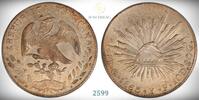 Mynter 8 Reales Mexico  1863-Go Y F Kv: 01 (AU) s 186,63 EUR  zzgl. 5,60 EUR Versand